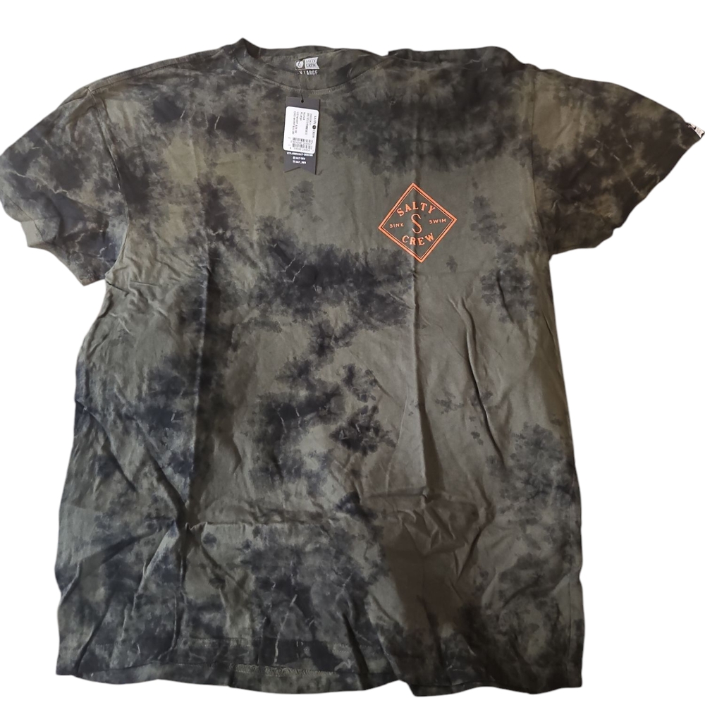 Salty Crew Men's Tie-Dye T-Shirt - Black
